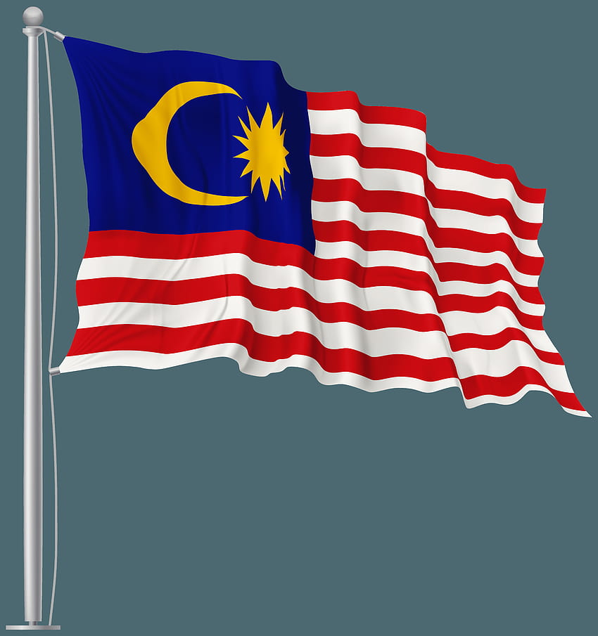 Malaysia Waving Flag PNG, malaysia flag HD phone wallpaper