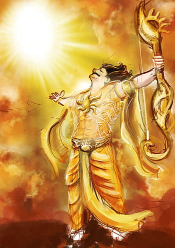 Mahavir karna  Hindu art Character art God art