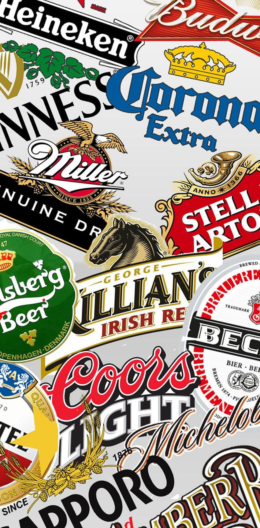 logotipos de cerveza por iViiTx, logotipo de fondo de pantalla del teléfono