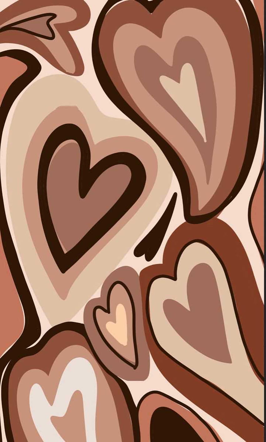 Brown Heart, y hearts HD phone wallpaper