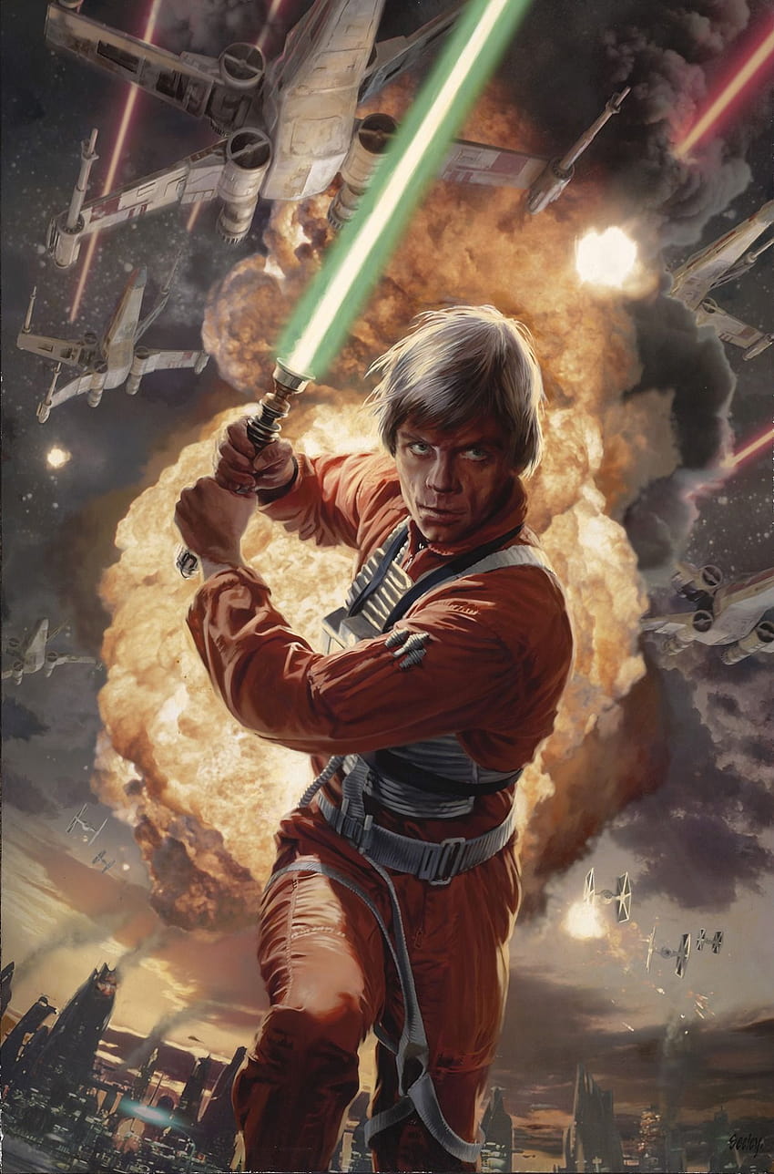 Luke Skywalker-Fans VEREINIGEN!, Luke Skywalker-Pilot HD-Handy-Hintergrundbild