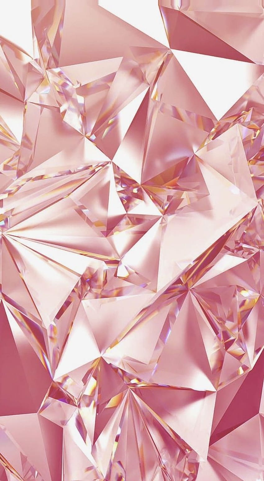 pink diamond backgrounds HD phone wallpaper