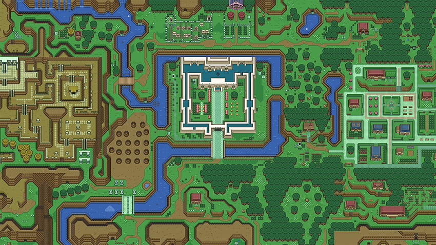 The Legend Of Zelda: A Link To The Past, Map, Video Games, The HD wallpaper