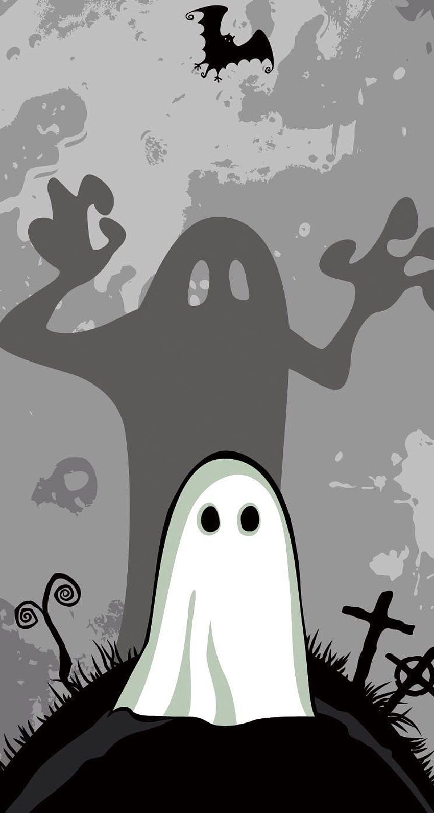 iPhone » Halloween Haunted House Clipart, straszny dom animowany Tapeta na telefon HD