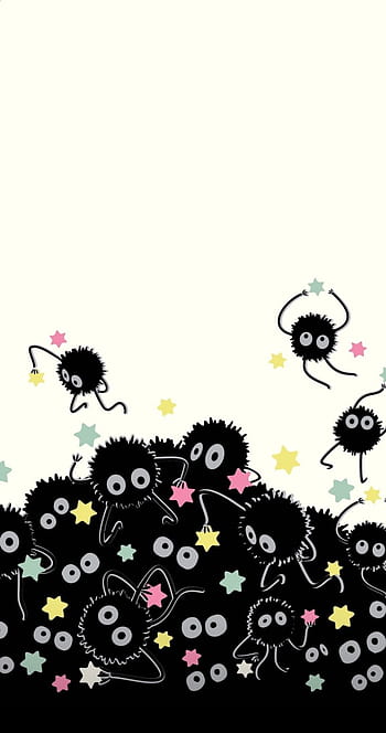 a soot sprite pattern I made! which one is your favorite? : r/ghibli