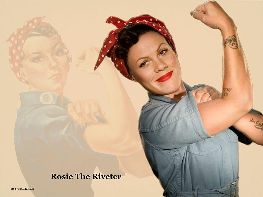 Rosie The Riveter a.k.a. P!nk, pnk HD wallpaper