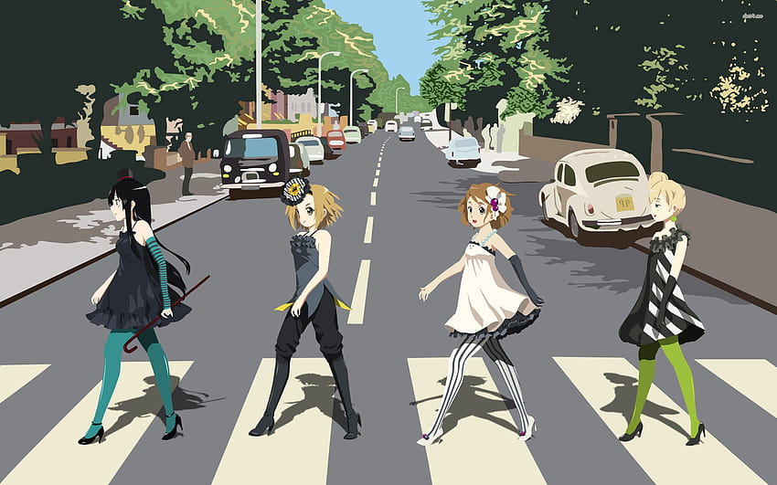 The Simpsons Abbey Road HD тапет