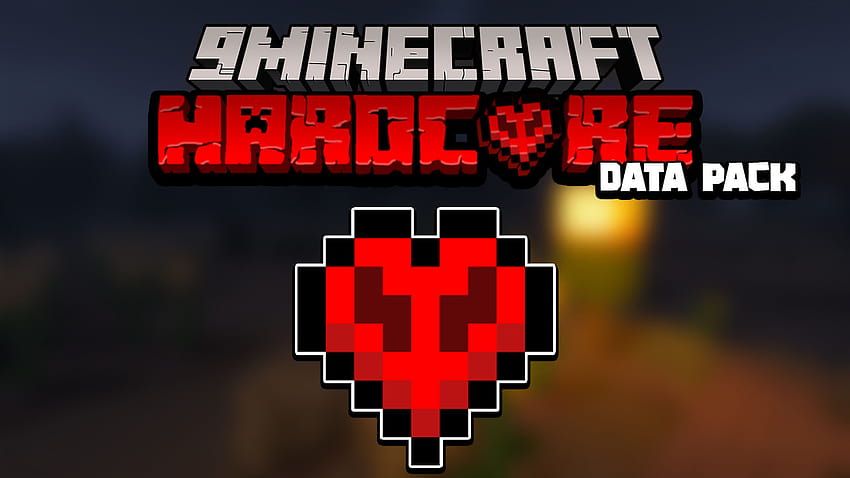 Semi Hardcore Data Pack, minecraft hardcore heart HD тапет