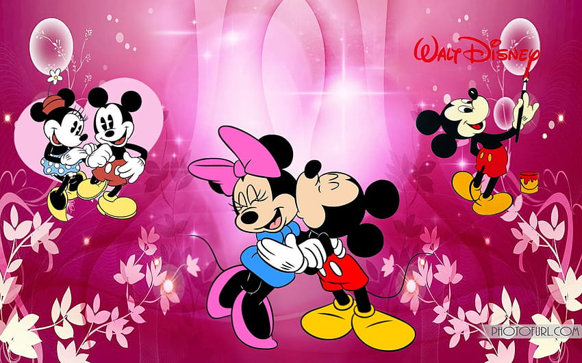 Disney Valentines Backgrounds, mickey mouse valentines day HD wallpaper
