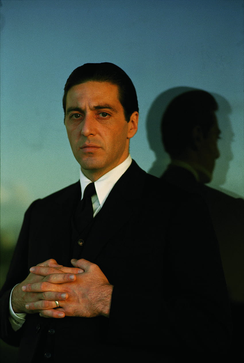 10 Langka Dari Balik Layar 'The Godfather', michael corleone lengkap wallpaper ponsel HD