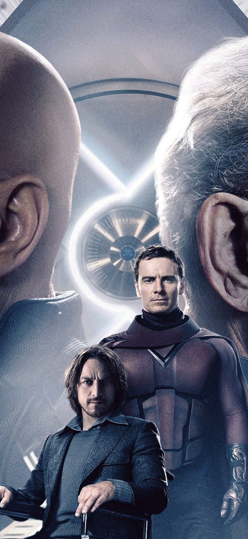 Iphone X James Mcavoy, magneto and professor x HD phone wallpaper