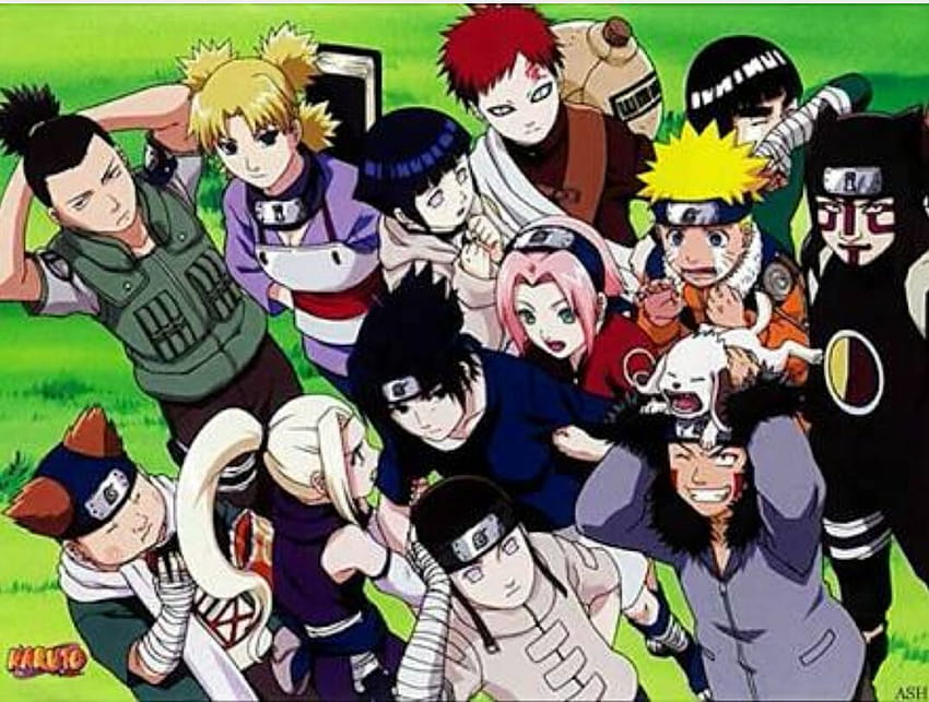 Naruto The Whole Gang, naruto geng Wallpaper HD