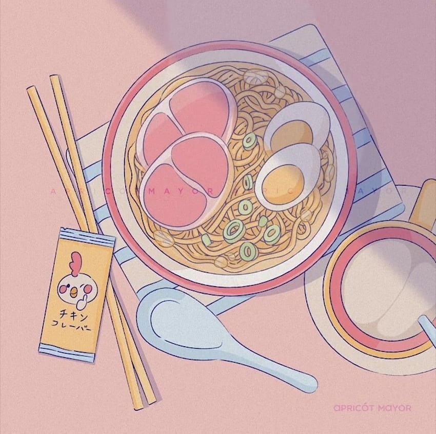✧ estetik sanat ✧, pastel anime yemek estetiği panosundaki Pin HD duvar kağıdı