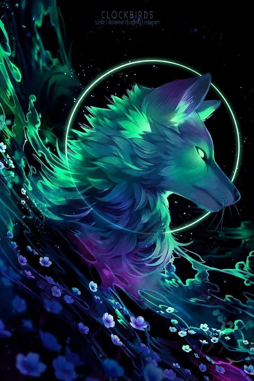 Anime Drawings Of Wolves Easy  Anime Wolf Easy Drawing HD Png Download   vhv