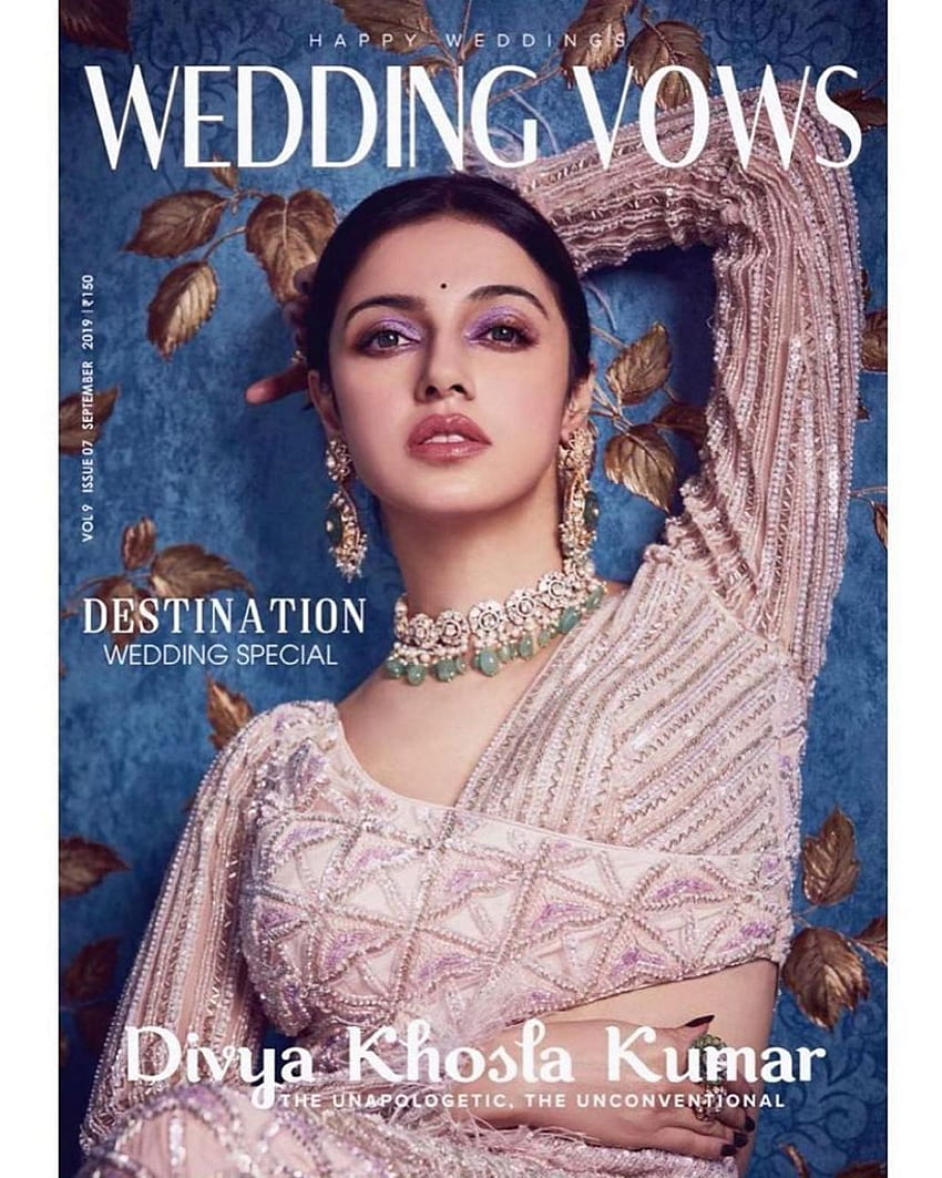 Divya Khosla Kumar Wedding Vows Magazine, divya khosla kumar iphone HD phone wallpaper