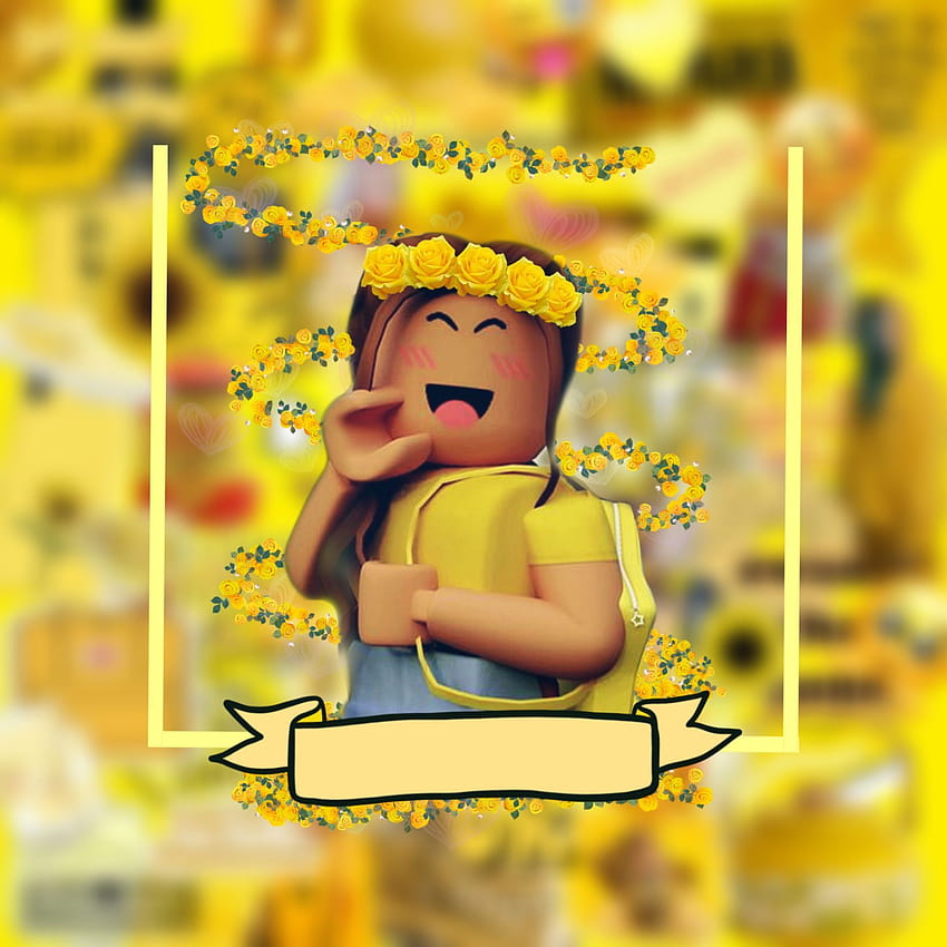 Roblox Girl Yellow Aesthetic, roblox boy and girl HD phone wallpaper