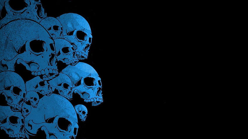 Blue Skull Backgrounds Group, blue ghost rider skull HD wallpaper | Pxfuel