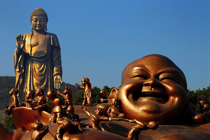 Fat Buddha, little buddha HD wallpaper