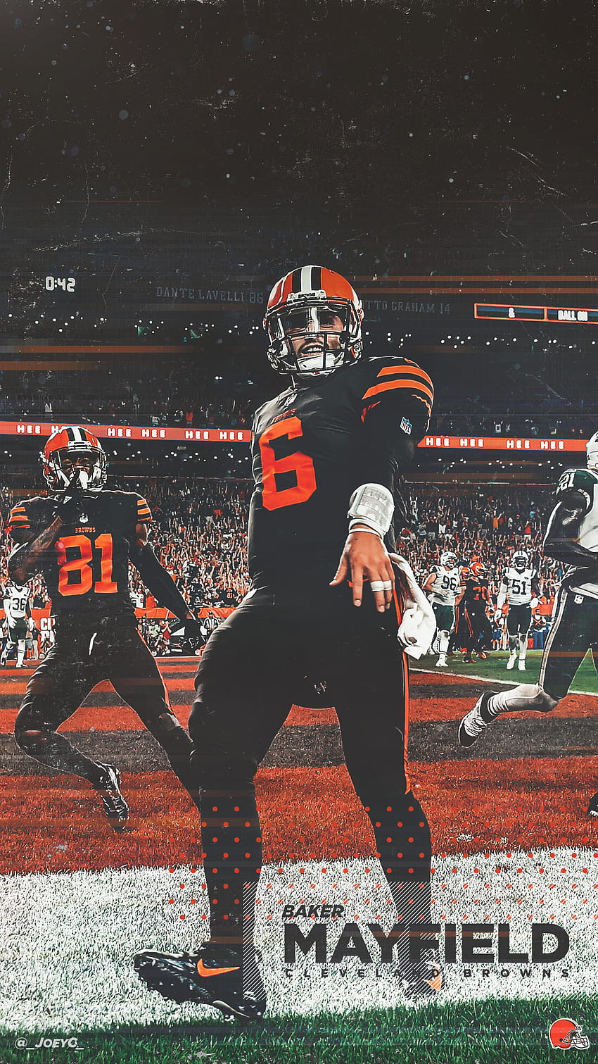 Cleveland Browns Iphone posted by Sarah Anderson, cleveland browns phone HD phone wallpaper