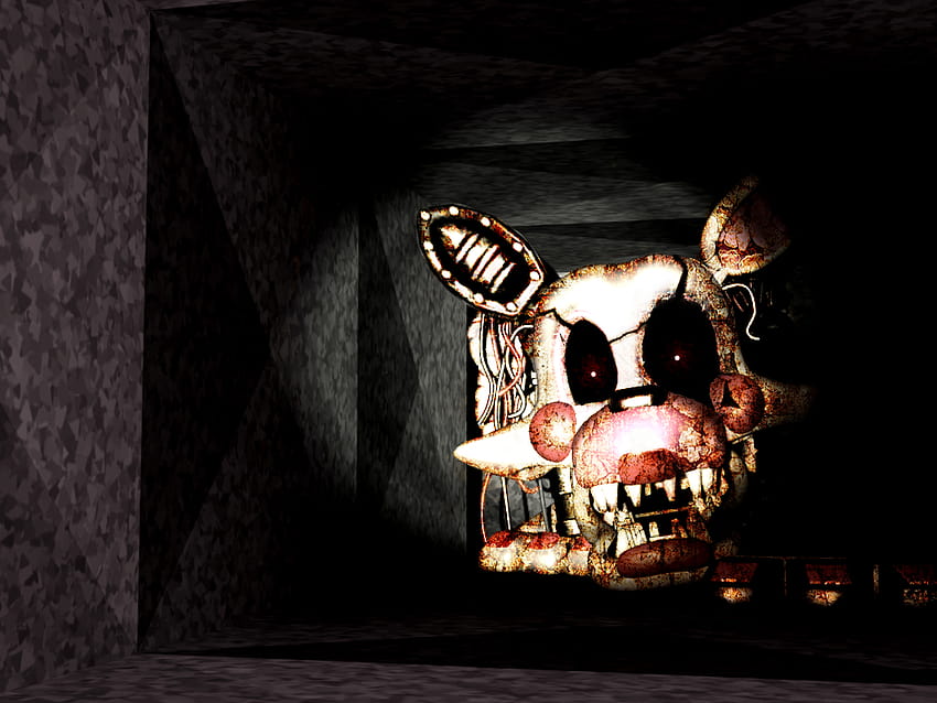 FNAF [Mangle Old] En la salida de aire derecha fondo de pantalla