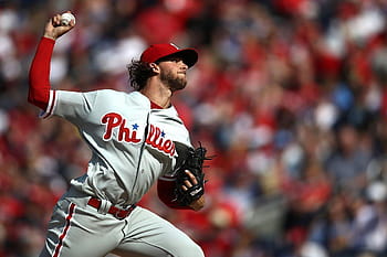 Download Aaron Nola Against Light Wallpaper