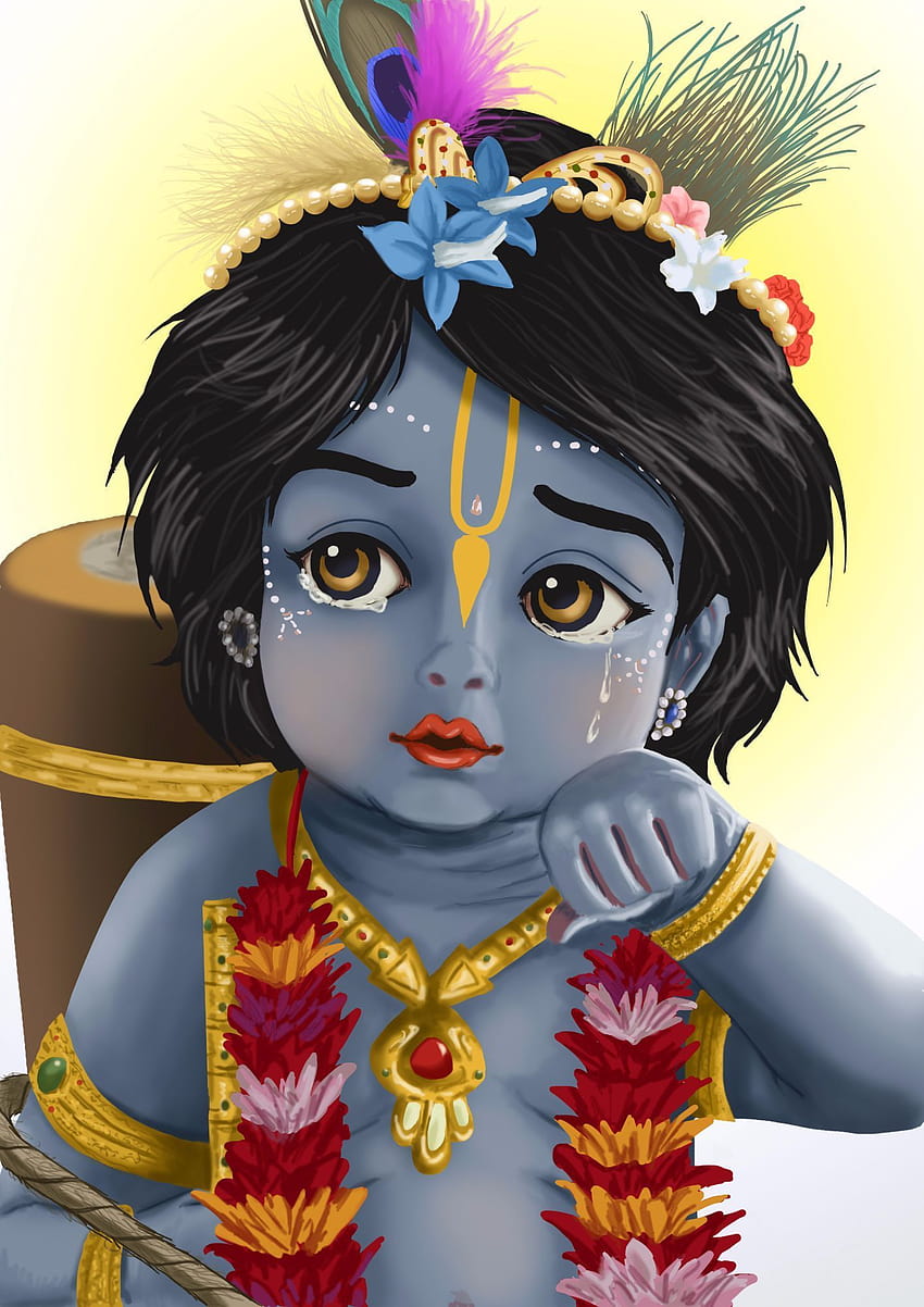 Mother Yasoda and Baby Krishna