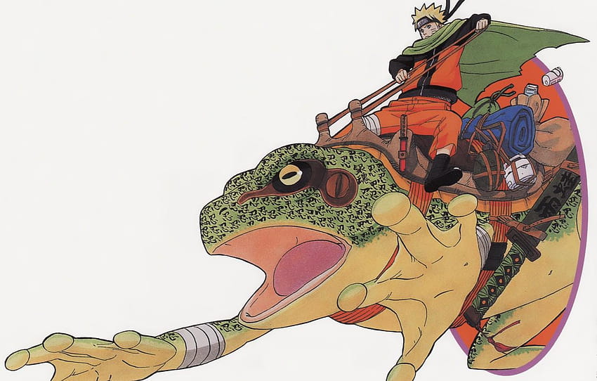 naruto, anime, art, manga, shinobi, toad, toads HD wallpaper