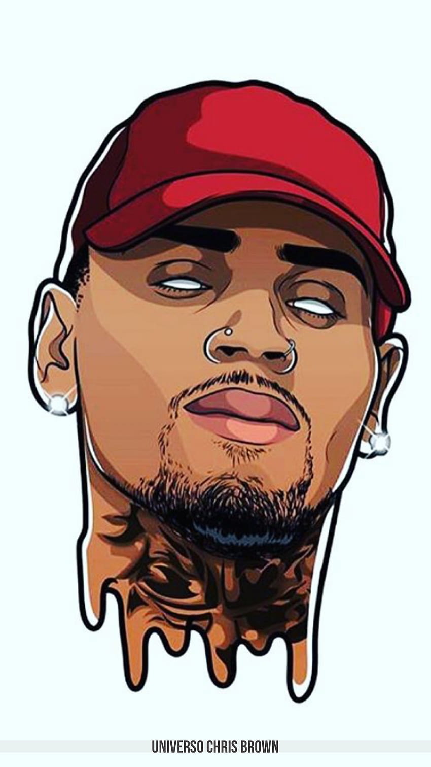 Breezy Edit im Jahr 2020, Chris Brown Cartoon HD-Handy-Hintergrundbild