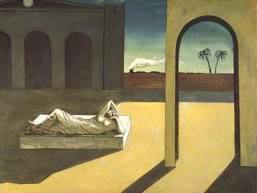 Squaring the ancient and the modern: The art of Giorgio de Chirico HD wallpaper