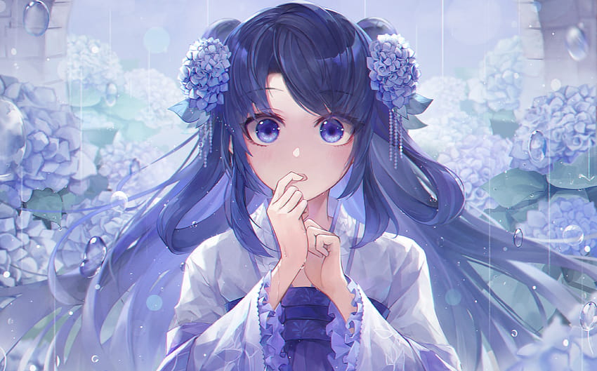 Light Purple Anime Flowers, Beautiful Anime Flower HD wallpaper | Pxfuel
