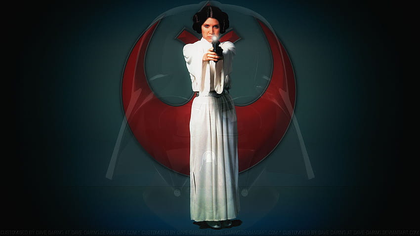 Carrie Fisher Princess Leia XXXVII by Dave HD wallpaper