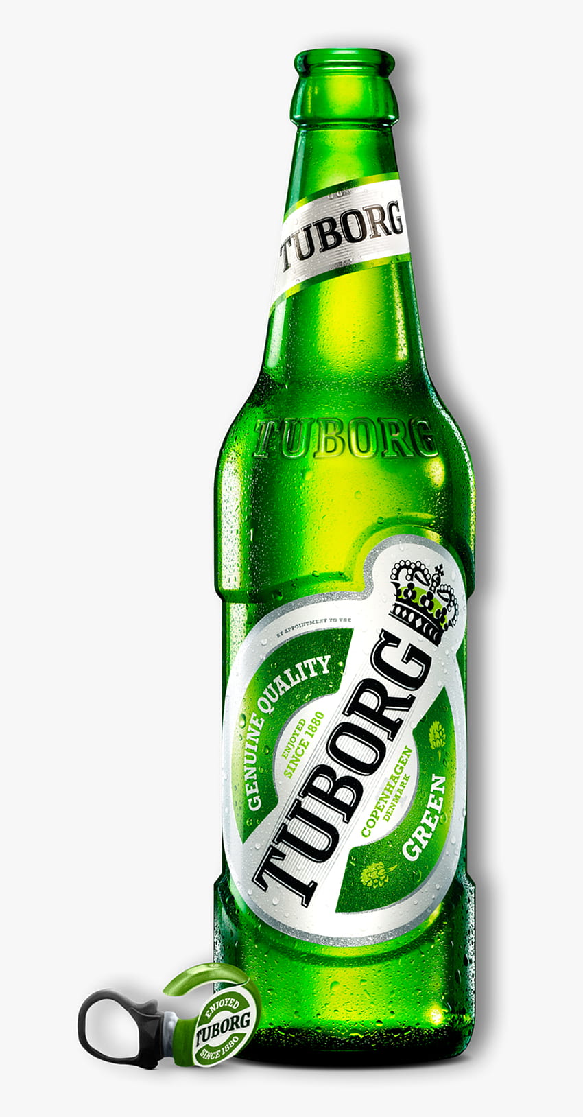 Лого на бутилка бира Tuborg, Png, прозрачен Png HD тапет за телефон