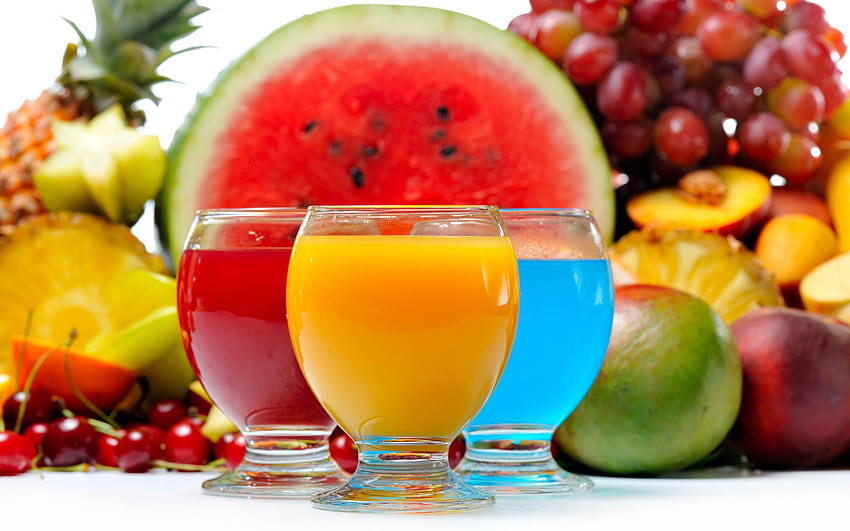 Panoramiczny sok owocowy, sok pomarańczowy Tapeta HD
