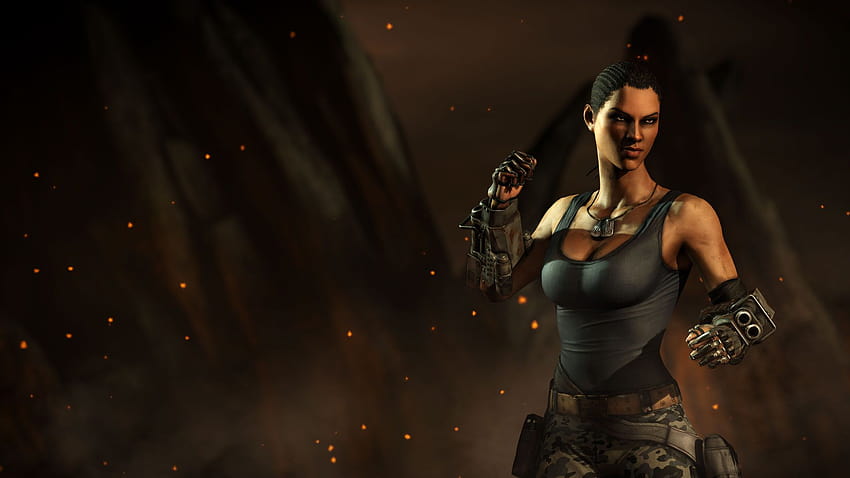 MKWarehouse: Mortal Kombat X: Jacqui Briggs HD-Hintergrundbild
