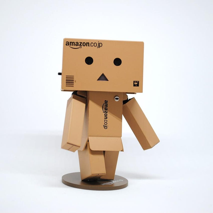 Amazon cardboard box character figurine – HD phone wallpaper