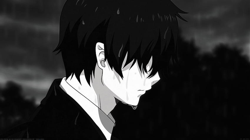 Bella Emo Sad Boy Anime, triste ragazzo anime Sfondo HD