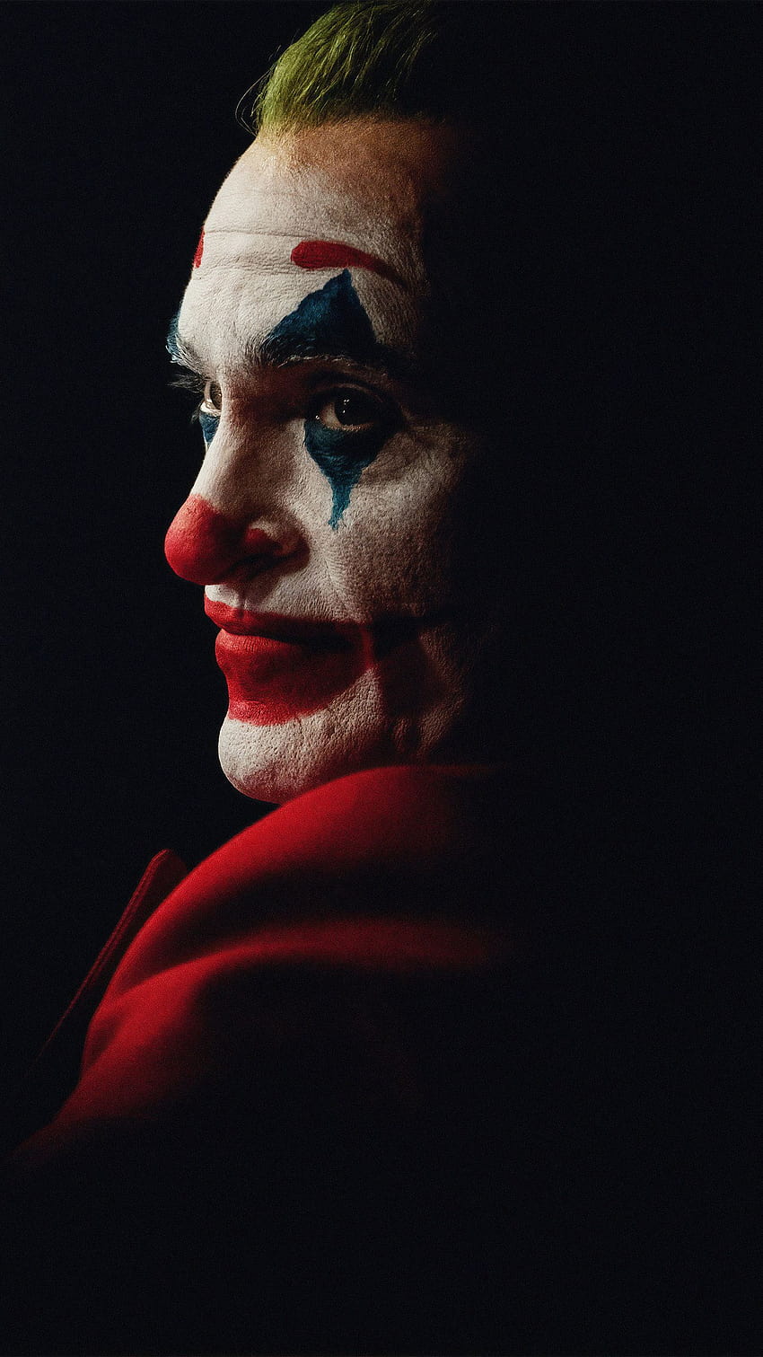 El Joker Joaquin Phoenix Dark, el smartphone arthur fleck fondo de pantalla del teléfono