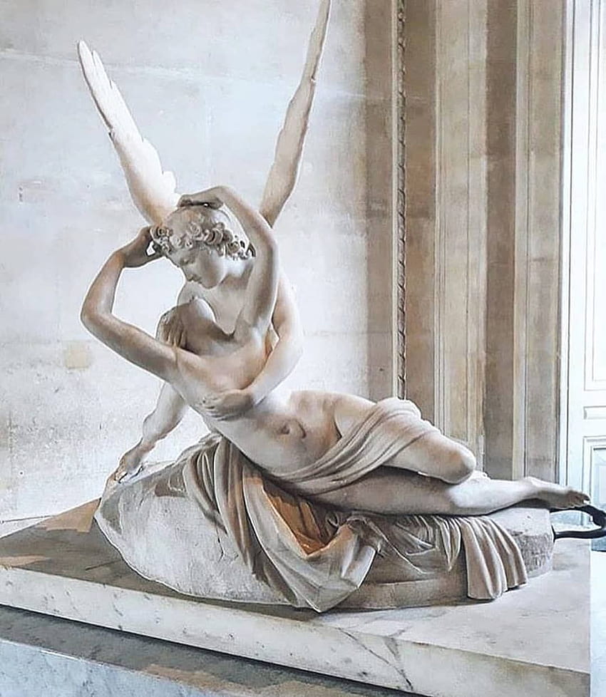 Psyche Dihidupkan Kembali oleh Cupid's Kiss, 1787 ~ Antonio Canova Antonio Canova adalah pematung Neoklasik Italia, famo… wallpaper ponsel HD
