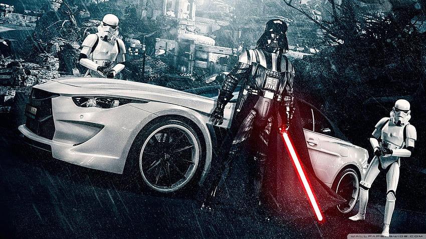 Darth Vader und Stormtroopers ❤ für HD-Hintergrundbild