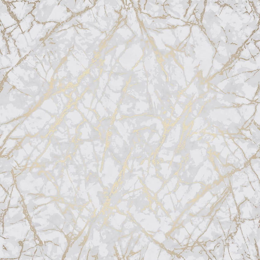 Tapet Marmor med metalliska detaljer i Guld HD phone wallpaper