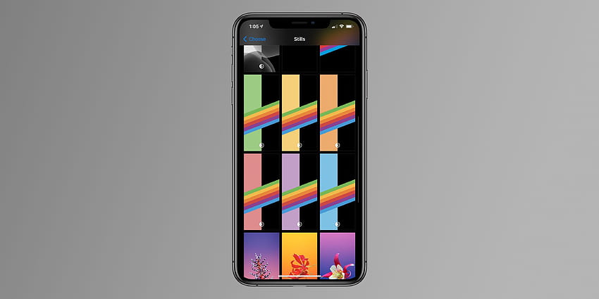 iOS 14 beta 7 adds new Dark Mode option for rainbow stripe backgrounds HD wallpaper