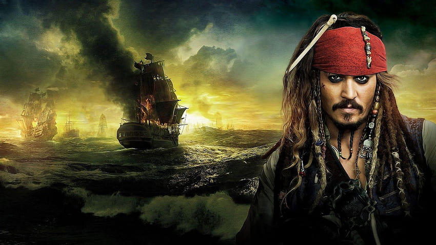 Pirates of the Caribbean กัปตันแจ็คสแปร์โรว์ วอลล์เปเปอร์ HD