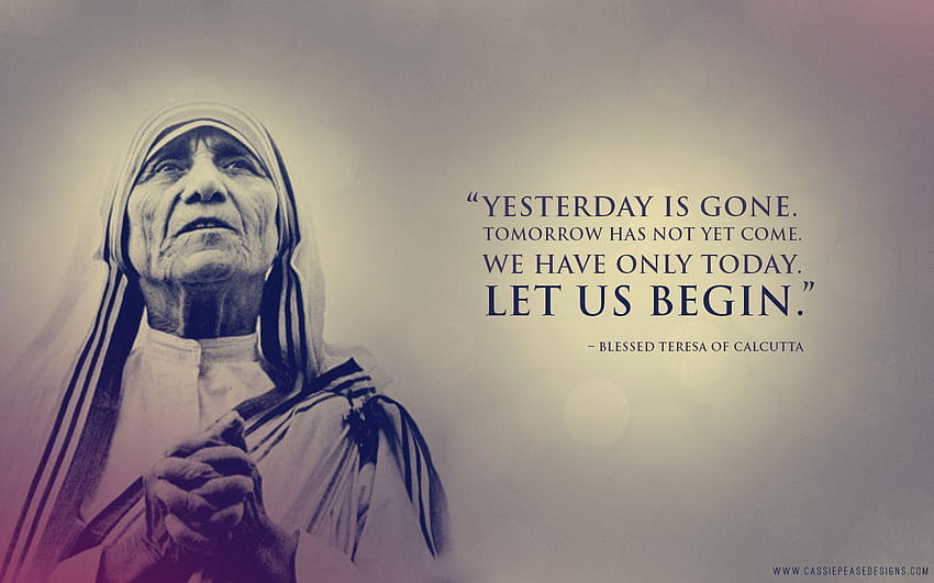 Madre Teresa – WeNeedFun fondo de pantalla