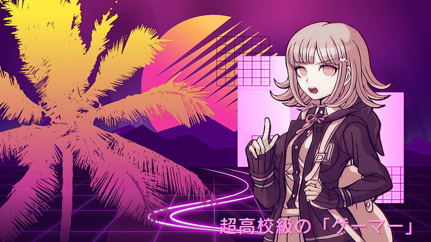 Second one is her execution theme's name, chiaki nanami computer HD wallpaper