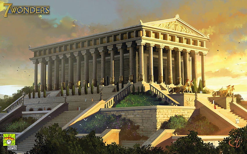 WUNDER DER WELT: April 2015, die hängenden Gärten von Babylon HD-Hintergrundbild