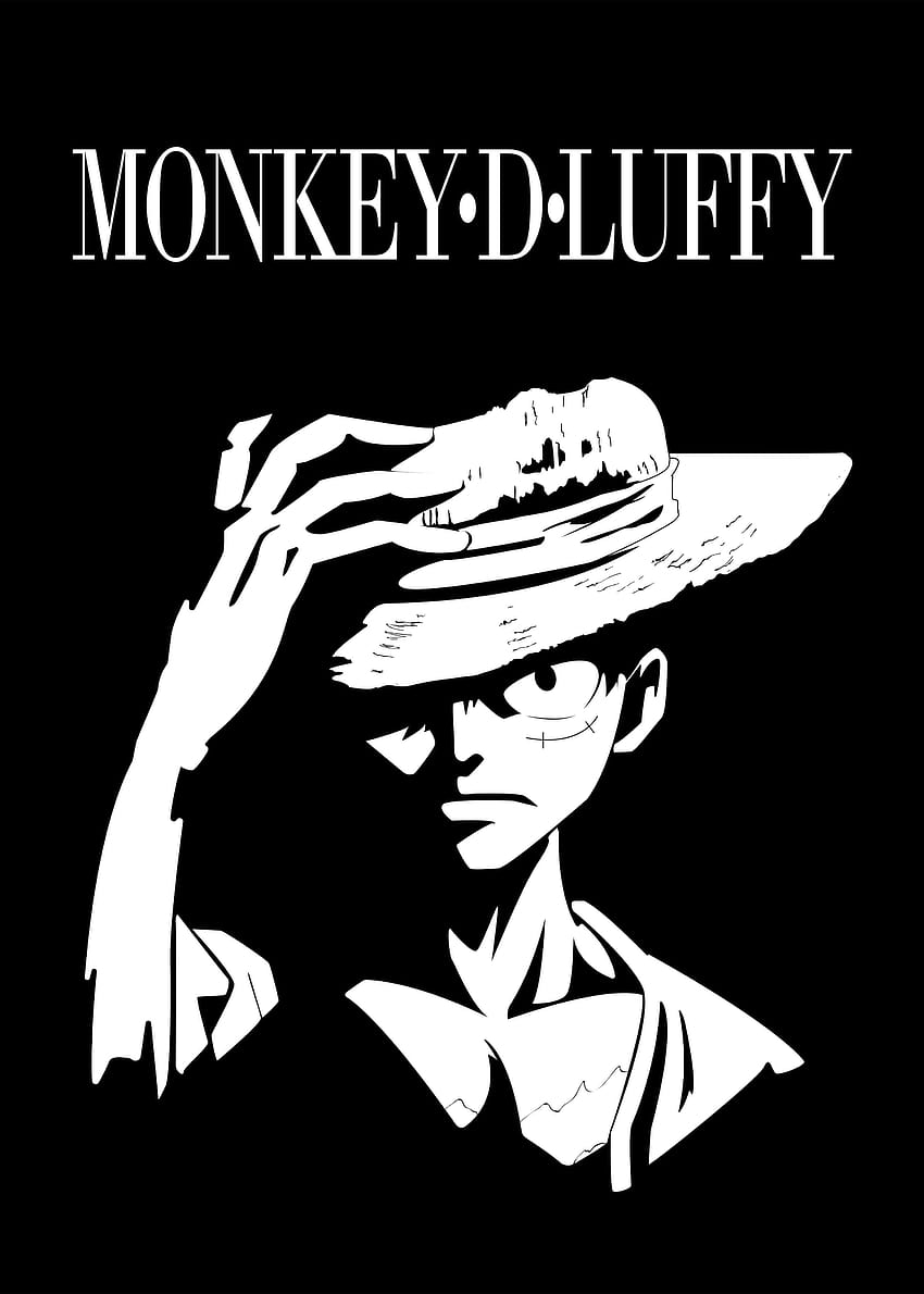 Monkey D. Luffy One Piece, luffy blanco y negro fondo de pantalla del  teléfono | Pxfuel