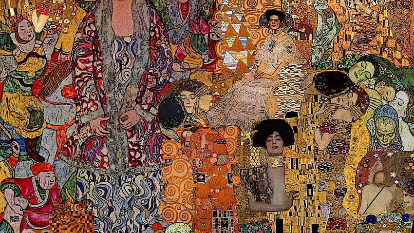 Klimt Group HD wallpaper