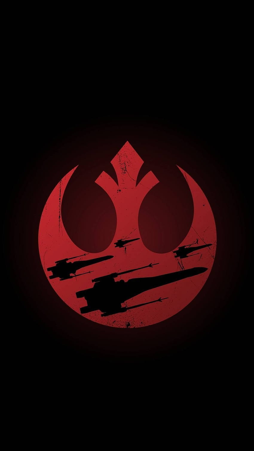 Star Wars Rebel Alliance, logotipo de la alianza fondo de pantalla del teléfono