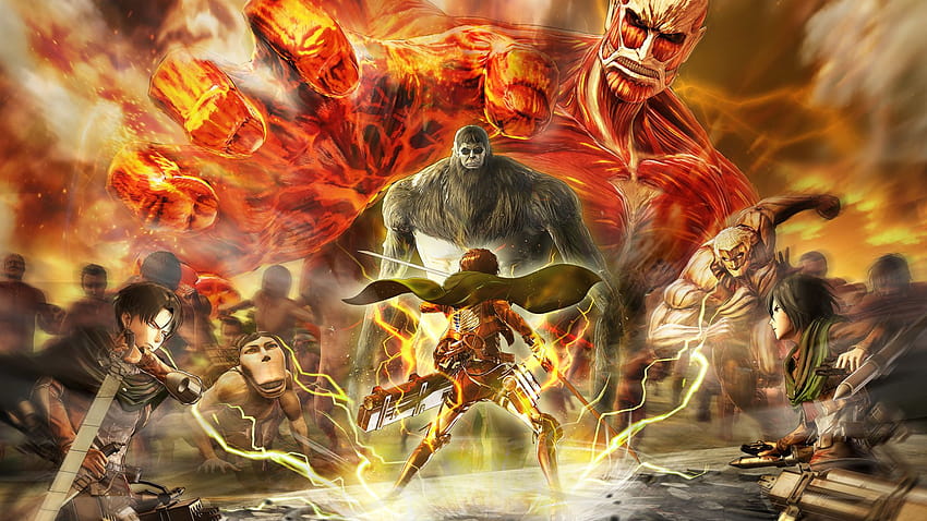 Préparez-vous à chasser à nouveau dans Attack on Titan 2: Final Battle maintenant disponible sur Xbox One, PS4, Switch et PC, anime ps4 attack on titan Fond d'écran HD