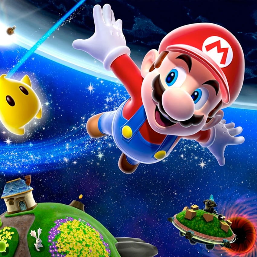 Super Mario Galaxy iPad HD-Handy-Hintergrundbild